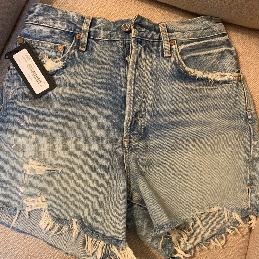 Authentic NWT Agolde Dee shorts